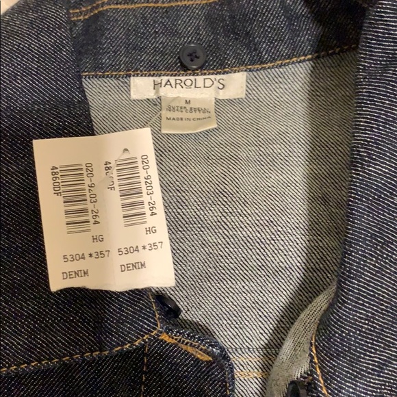Vest Jean Jacket! NWT! - Picture 3 of 7